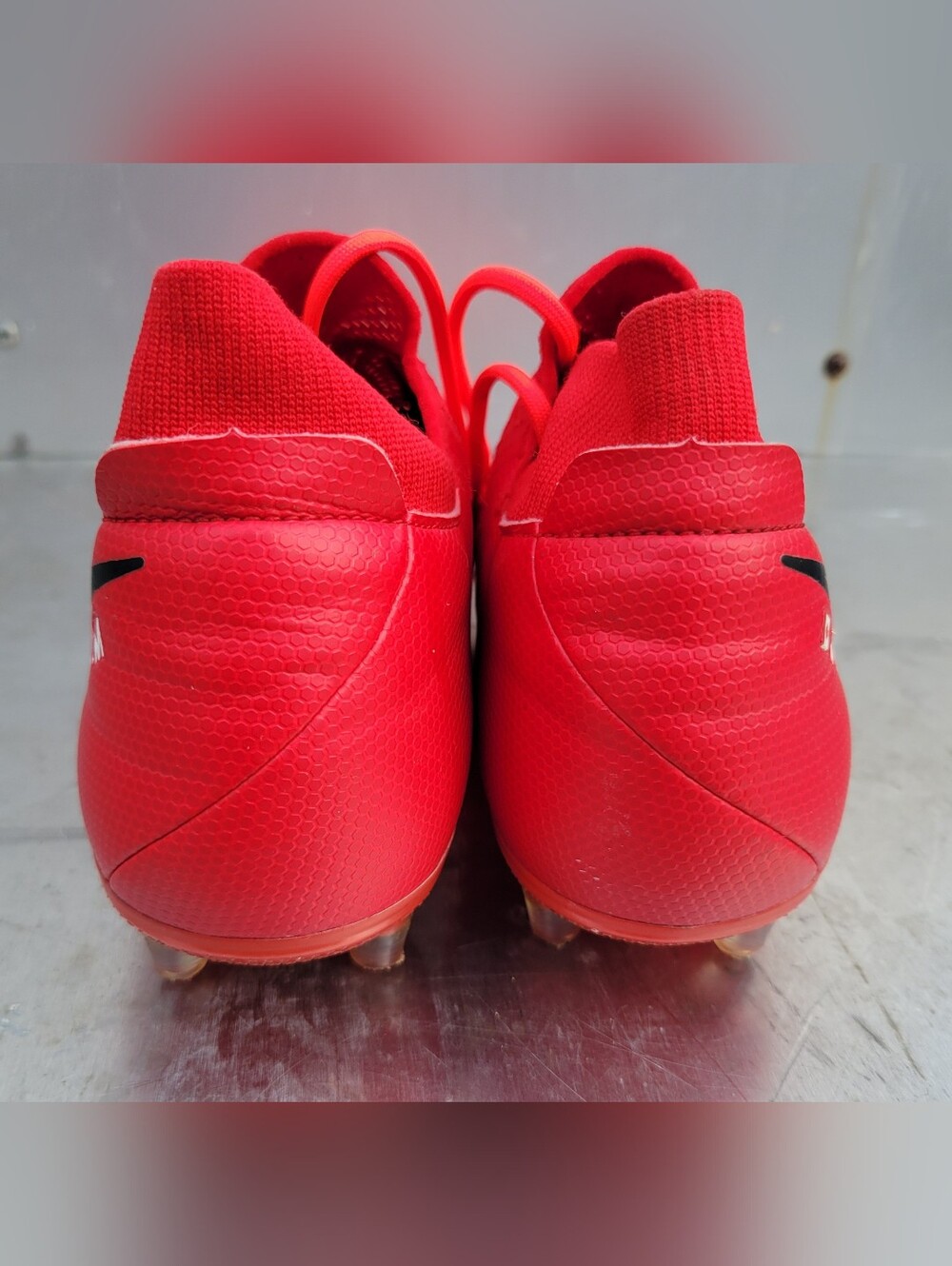 Nike Phantom VSN Soccer Cleats - Red/Gold mens Size 7.5 women's 9 - Picture 7 of 8